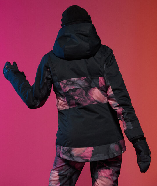 Roxy Presence Parka Jk (23/24) True Black Pansy Pansy Kvj2 Roxy Presence Parka Jk (23/24) True Black Pansy Pansy Kvj2