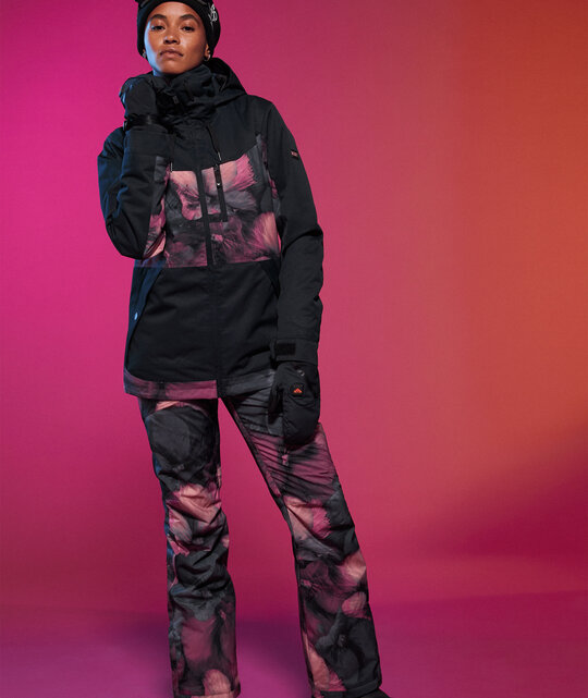 Roxy Presence Parka Jk (23/24) True Black Pansy Pansy Kvj2 Roxy Presence Parka Jk (23/24) True Black Pansy Pansy Kvj2