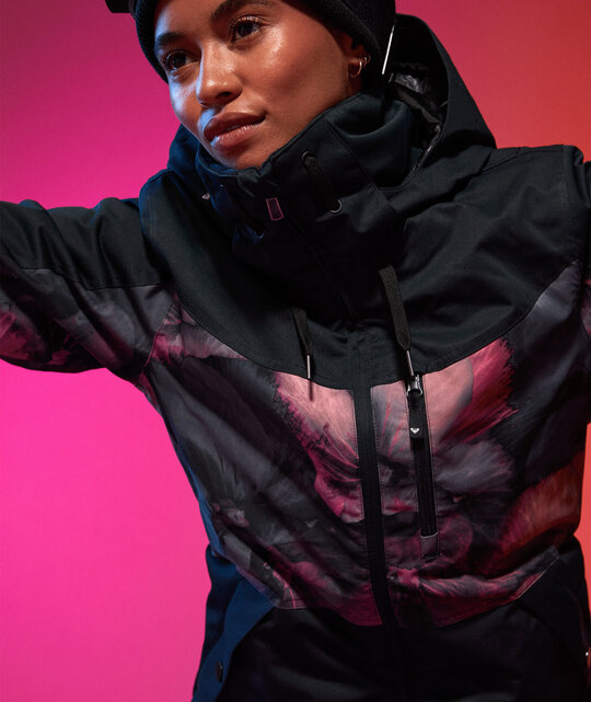 Roxy Presence Parka Jk (23/24) True Black Pansy Pansy Kvj2 Roxy Presence Parka Jk (23/24) True Black Pansy Pansy Kvj2