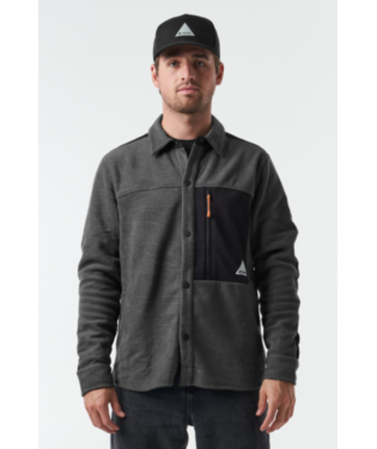 Orage Unisex Hunter Fleece Shirt (24/25) Black-N101