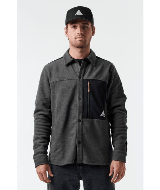 Orage Unisex Hunter Fleece Shirt (24/25) Black-N101