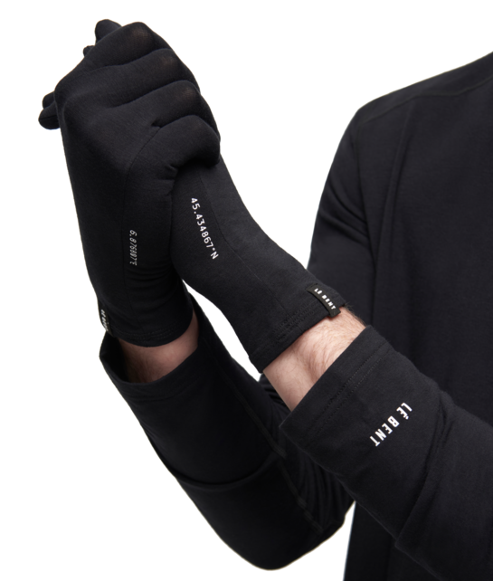 Le Bent Core Midweight Glove Liner (24/25) Black-001