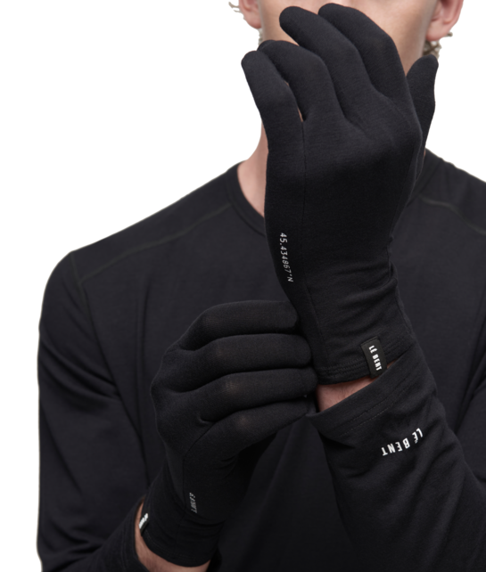 Le Bent Core Midweight Glove Liner (24/25) Black-001