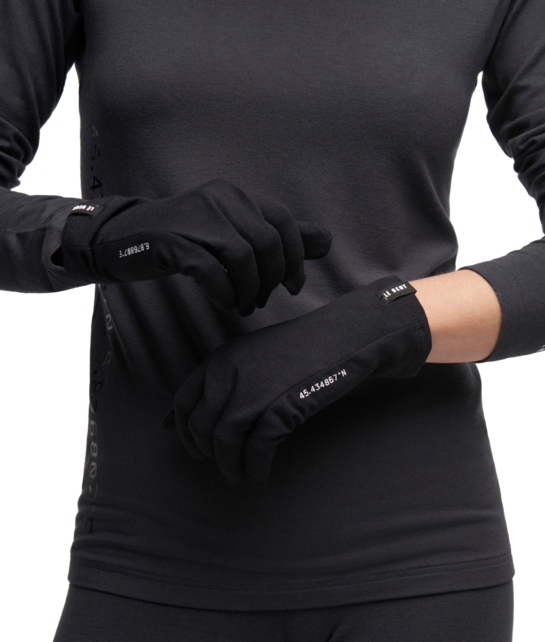 Le Bent Core Midweight Glove Liner (24/25) Black-001