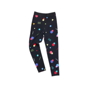 Le Bent Kids Confetti Midweight Bottom (24/25) Black - 965