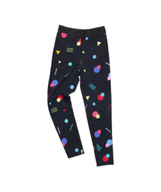 Le Bent Kids Confetti Midweight Bottom (24/25) Black - 965