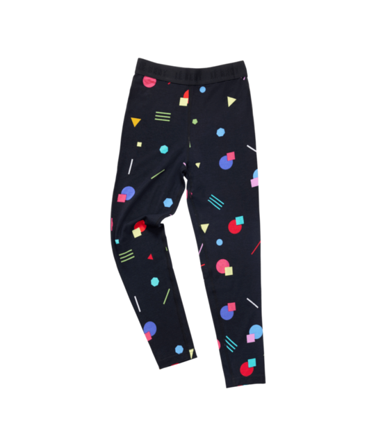 Le Bent Kids Confetti Midweight Bottom (24/25) Black - 965