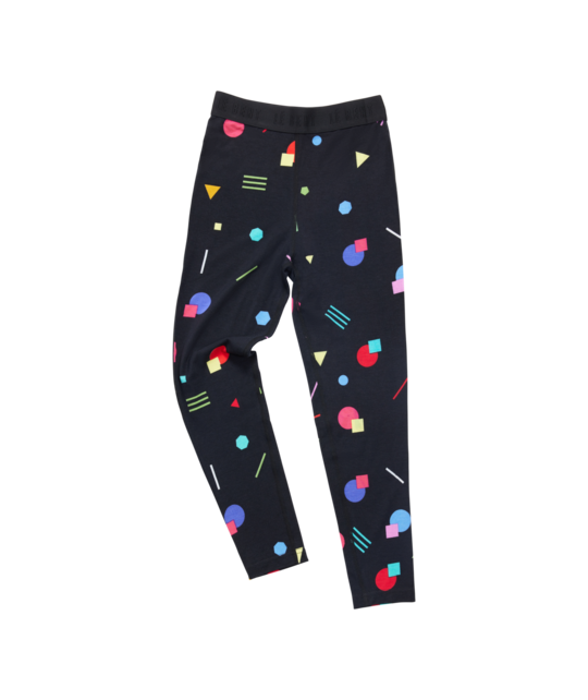 Le Bent Kids Confetti Midweight Bottom (24/25) Black - 965
