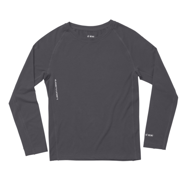 Le Bent Kids Core Midweight Raglan (23/24) Dark Cloud - 012