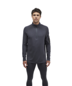 Le Bent Mens Core Midweight 1/4 Zip (23/24) Dark Cloud - 012