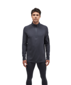 Le Bent Mens Core Midweight 1/4 Zip (23/24) Dark Cloud - 012