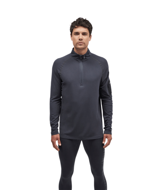 Le Bent Mens Core Midweight 1/4 Zip (23/24) Dark Cloud - 012