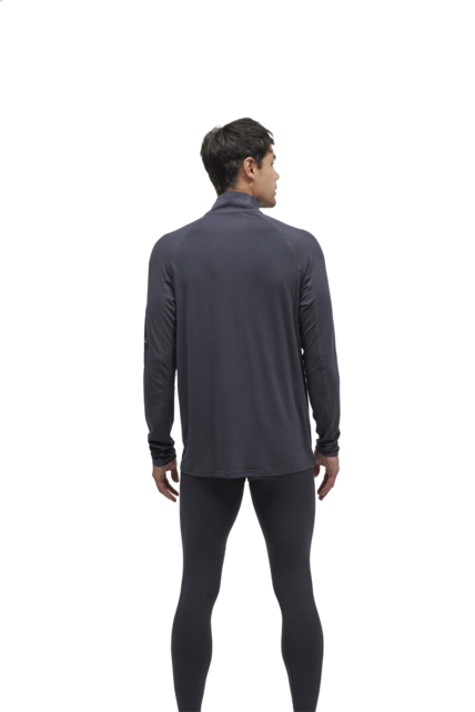 Le Bent Mens Core Midweight 1/4 Zip (23/24) Dark Cloud - 012
