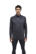 Le Bent Mens Core Midweight 1/4 Zip (23/24) Dark Cloud - 012
