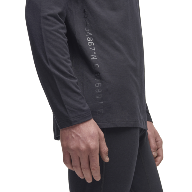 Le Bent Mens Core Midweight Crew (23/24) Dark Cloud - 012