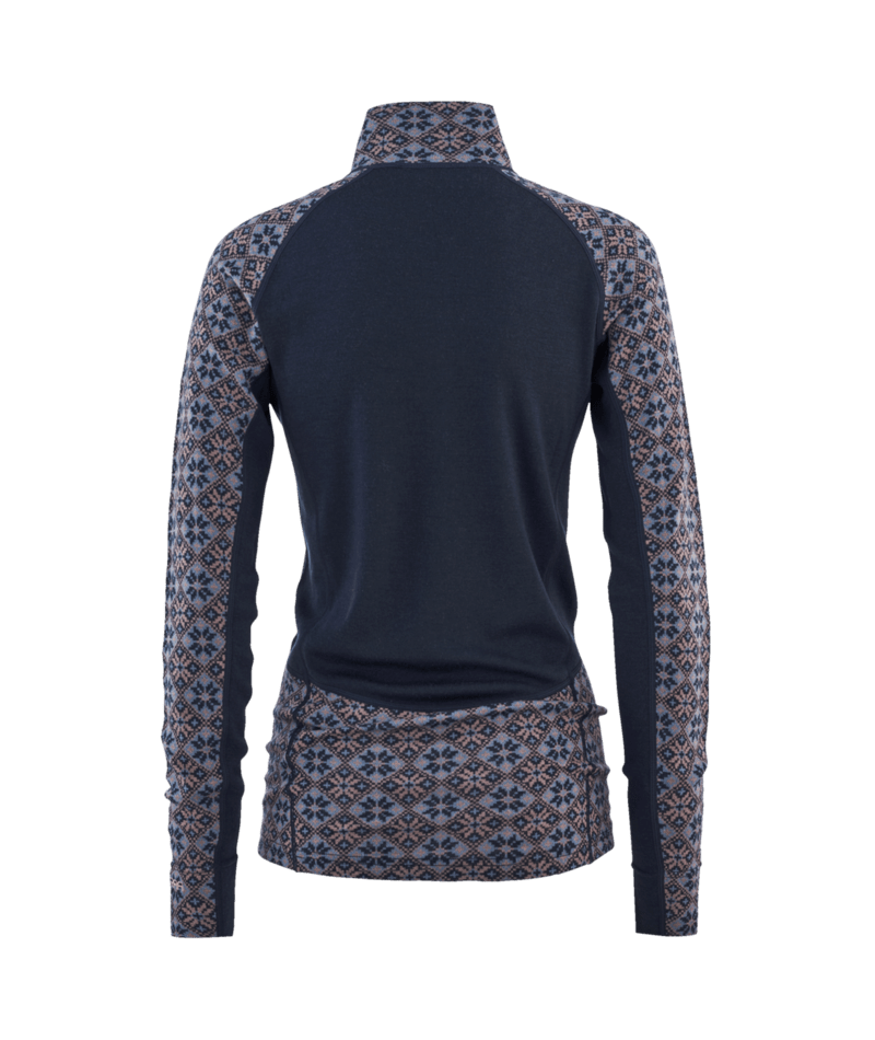 Kari Traa Rose Half-Zip Base Layer Top - 100% Merino Wool (23/24)