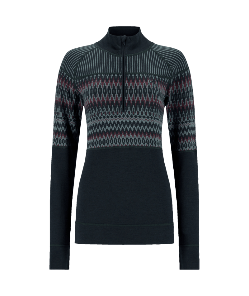 Kari Traa Else Half-Zip Baselayer - 100% Merino Wool (23/24)