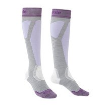 Bridgedale Womens Ski Easy On (26/27) Grey/Lilac