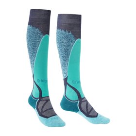 Bridgedale Ski Mw Wmn - Pattern (23/24) 212 Dark Denim/Aqua
