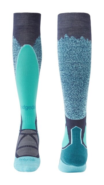 Bridgedale Ski Mw Wmn - Pattern (23/24) 212 Dark Denim/Aqua