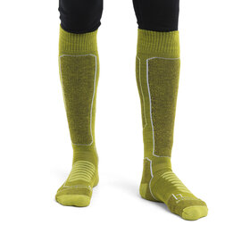 Icebreaker Men Ski+ Medium Otc (23/24) Bio Lime/Nightshade/Snow - 917