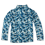 Hot Chillys Hot Chillys Youth Velvet Fleece Crew (23/24) Blue Abstract Camo Blc