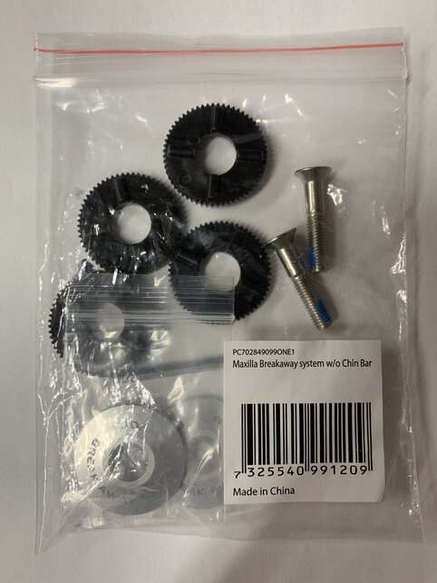 Poc Maxilla Breakaway Hardware - No Chin Bar