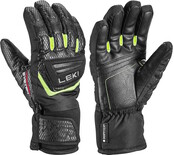 Leki Wcr Team 3D Jr Glove (25/26) Black/Ice Lemon