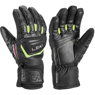 Leki Wcr Team 3D Jr Glove (25/26) Black/Ice Lemon