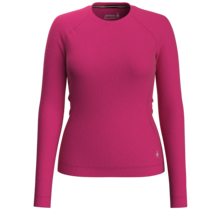 Smartwool Womens Classic Thermal Merino Base Layer Crew Boxed (23/24) Power Pink-L89