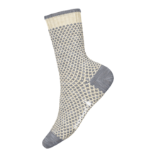 Smartwool Women's Everyday Cozy Popcorn Polka Dot Crew Socks (26/27) Natural