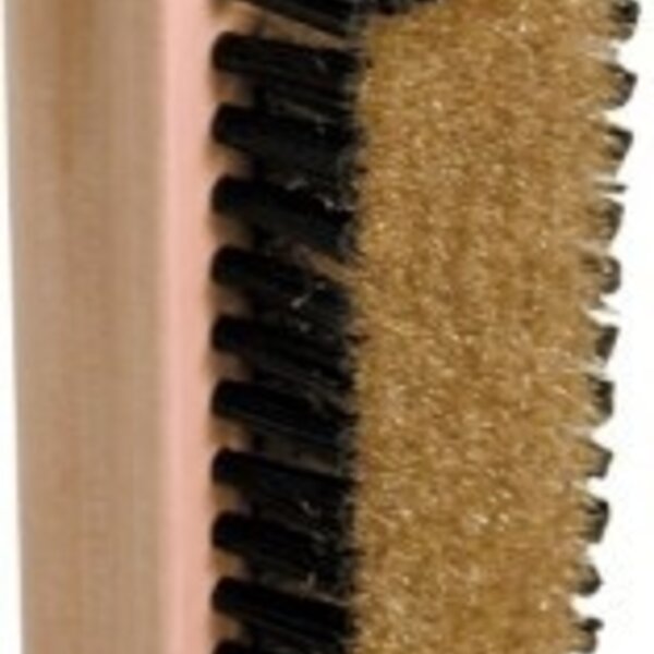 Brass brush sale on stainless steel