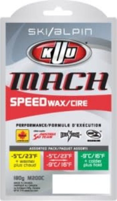 Kuu Mach+ - 3 Temperature Wax 180G Moist, Uni & Cold (22/23) Multi