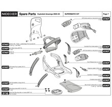 Nidecker Hook Release-lever w/ screws (4 pair)