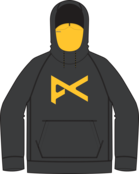 Anon Mfi Pullover Hoodie (24/25) Black/Golden-002