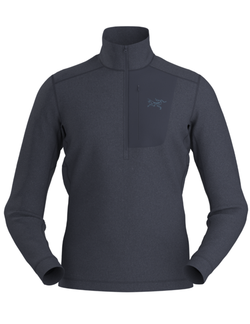 Arc'teryx Rho LT Zip Neck Men's (25/26) Black Sapphire