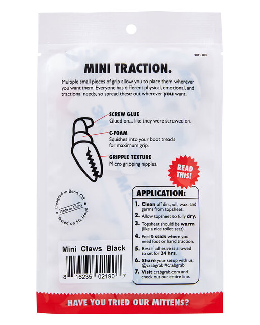 Crab Grab Mini Claws (24/25) Black OS Crab Grab Mini Claws (24/25) Black OS