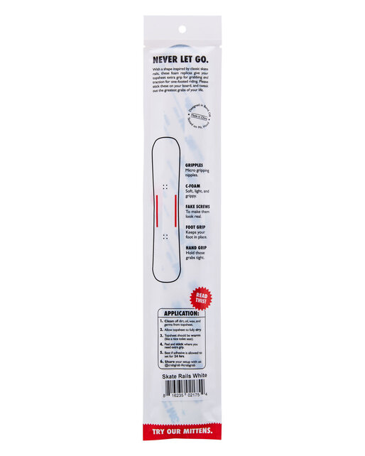 Crab Grab Skate Rails (26/27) White