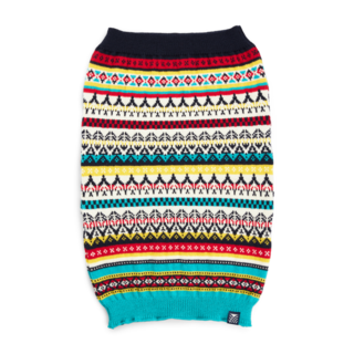 Dale Of Norway Utsira Tubular Scarf (25/26) Marine Redrose Offwhite One size