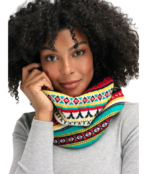 Dale Of Norway Utsira Tubular Scarf (25/26) Marine Redrose Offwhite One size