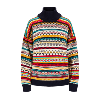 Dale Of Norway Utsira Feminine Sweater (25/26) Marine Offwhite Raspberry