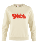 Fjallraven Fjällräven Logo Sweater W (25/26) Chalk White-Flame Orange-113-214Fr