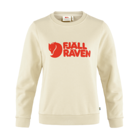 Fjallraven Fjällräven Logo Sweater W (25/26) Chalk White-Flame Orange-113-214Fr