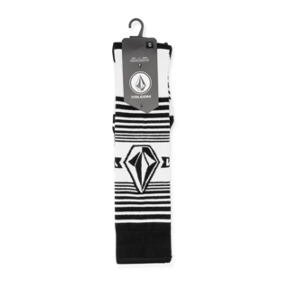 Volcom Horizon Wool Blend Otc Sock (24/25) White-Wht