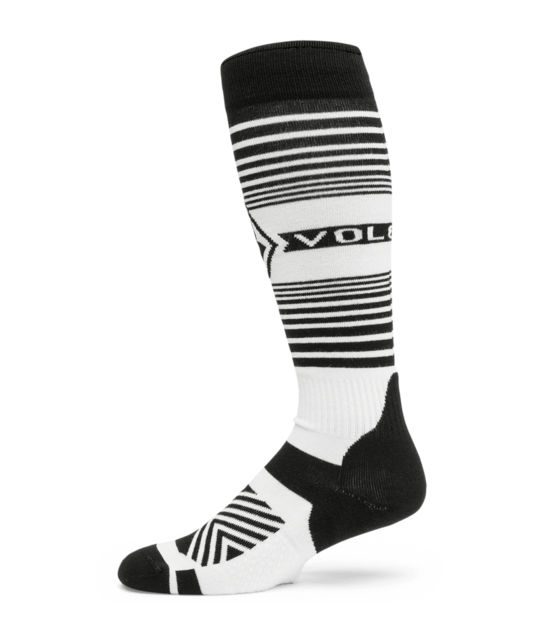 Volcom Horizon Wool Blend Otc Sock (24/25) White-Wht