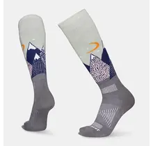 Le Bent Kids Light Cushion Snowy Mountains Snow Sock (26/27) Sea Foam