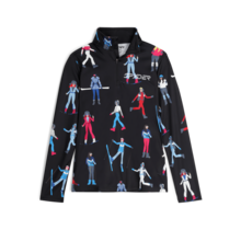 Spyder March 1/2 Zip (24/25) Black-Blk