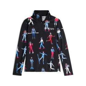 Spyder March 1/2 Zip (24/25) Black-Blk