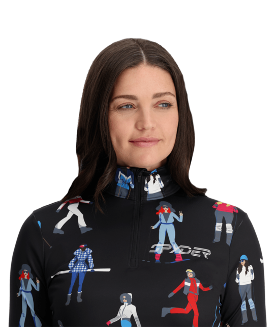 Spyder March 1/2 Zip (24/25) Black-Blk Spyder March 1/2 Zip (24/25) Black-Blk