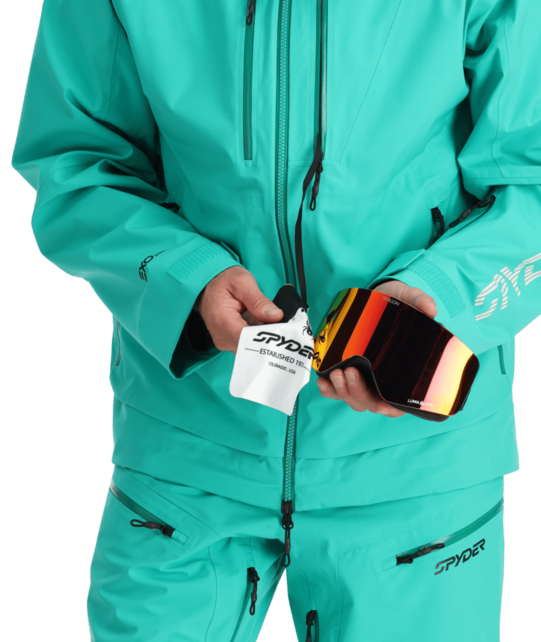 Spyder Sanction Shell Jacket (24/25) Teal Green-Tgn